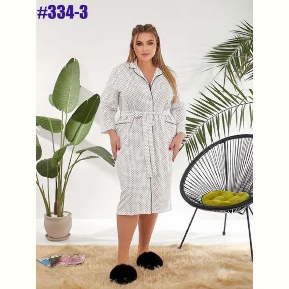 Халат BAT 334-3 white