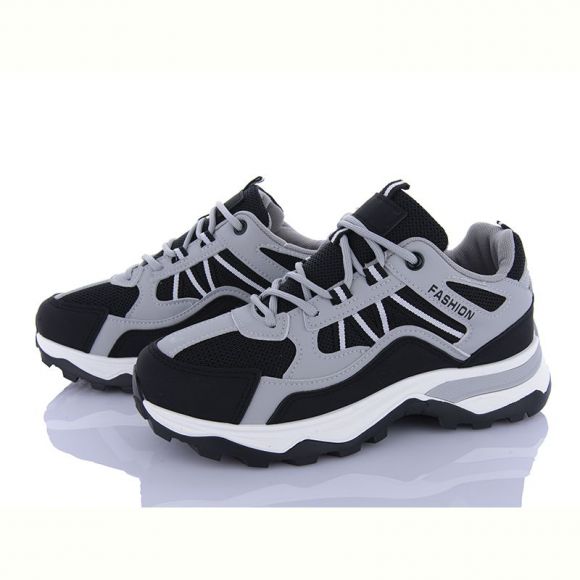 Кроссовки Violeta 9-759-9-784 black-grey