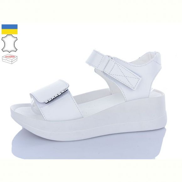 Босоножки Sali 1706-2 білий біл-п.