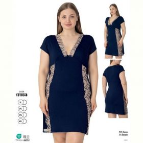 Ночнушка Cotpark 13103B navy