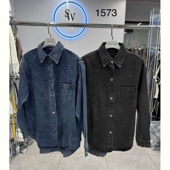 Рубашка Saint Wish 1573 d.grey Рубашка Saint Wish 1573 d.grey