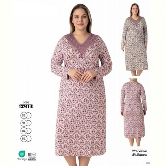 Ночнушка Cotpark 13741B beige Ночнушка Cotpark 13741B beige