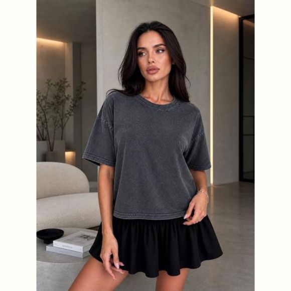 Футболка New Season FV030 d.grey Футболка New Season FV030 d.grey