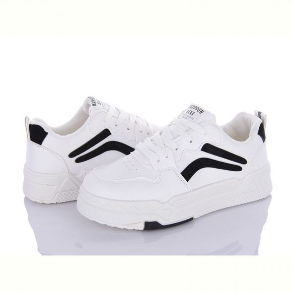 Кроссовки Violeta 45-95 white-black