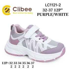 Кроссовки Clibee ApB-LC1121-2 purple-white Кроссовки Clibee ApB-LC1121-2 purple-white
