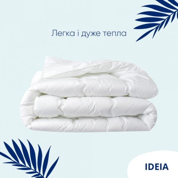 Одеяло Super Soft Premium 175х210 см всесезонное IDEIA гипоалергенная искусственный пух хлопок перкаль премиум