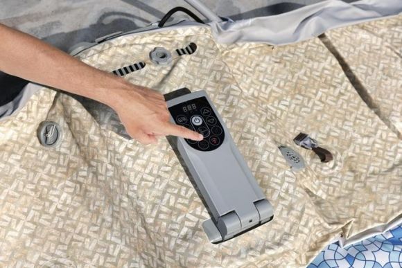 6001M Надувний джакузі - СПА Lay-Z-Spa Rome, Bestway, 201 х 71 см (6 місць: 1 325 л/год, аеро)