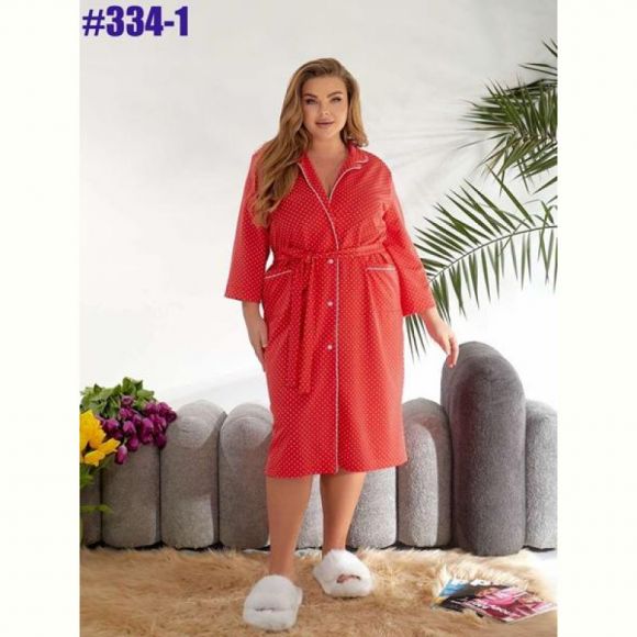 Халат BAT 334-1 red Халат BAT 334-1 red