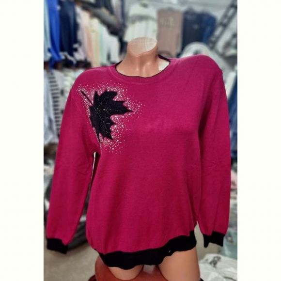 Свитер Julia JL1046 wine