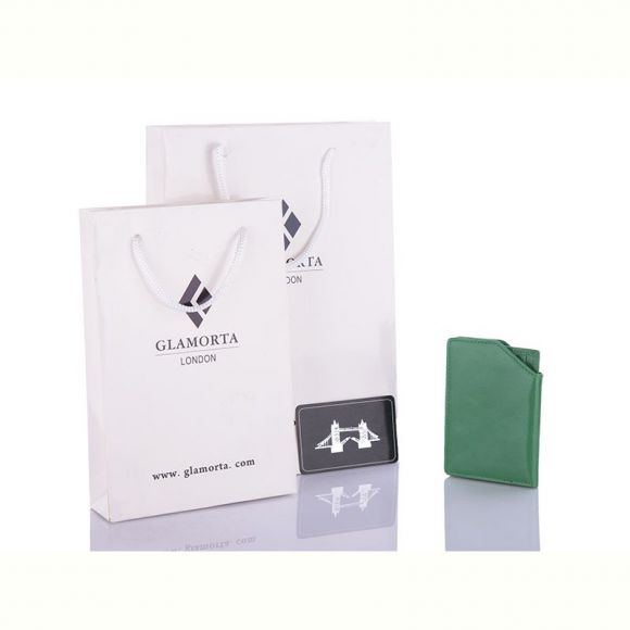 Визитница Glamorta B019-2316 green Визитница Glamorta B019-2316 green