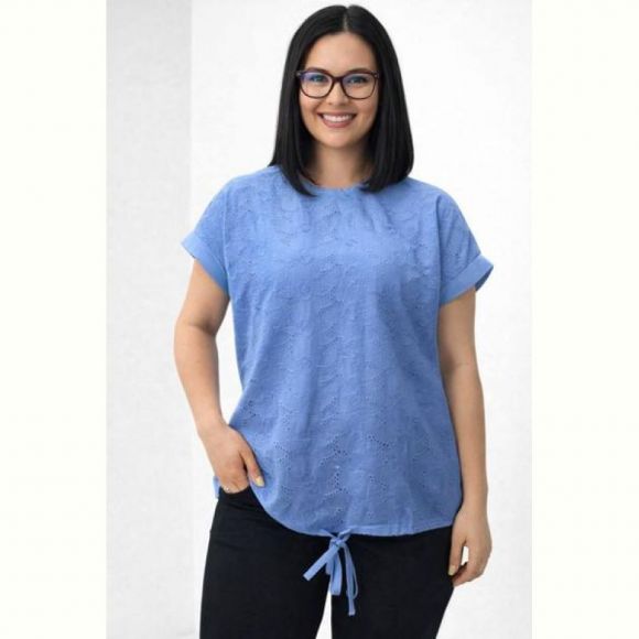 Футболка Elena&Vika 25044 l.blue Футболка Elena&Vika 25044 l.blue