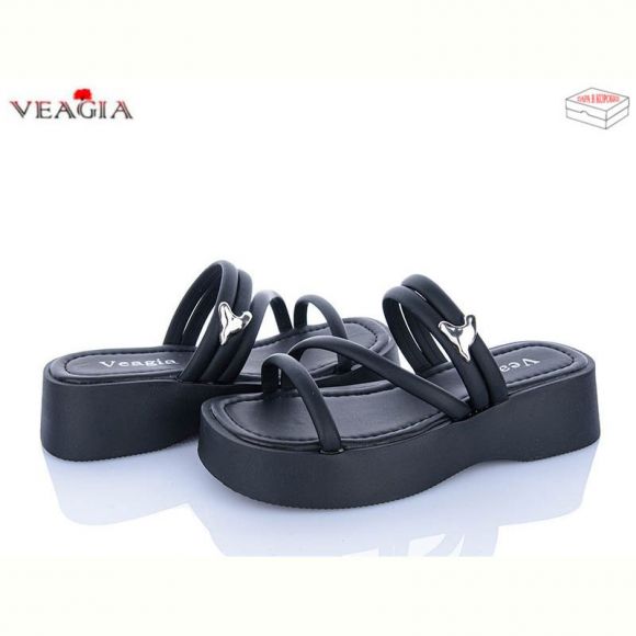 Шлепанцы Veagia N6 black