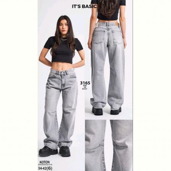Джинсы Maxim Jeans 3165-FS4 l.grey