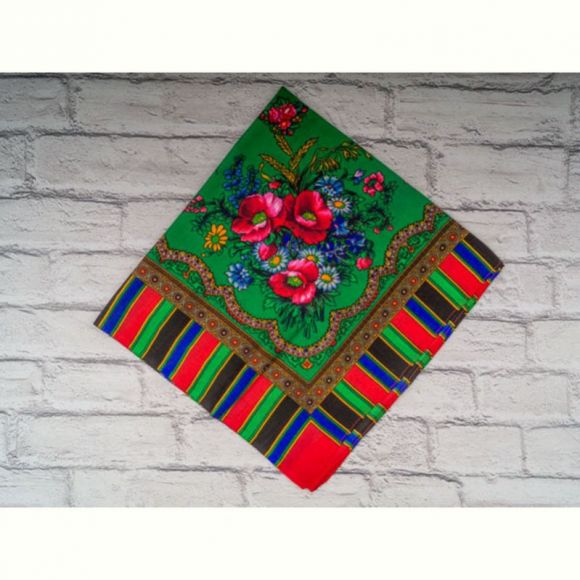 Платок Shawls P178 green