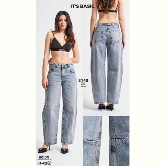 Джинсы Maxim Jeans 3140 l.blue