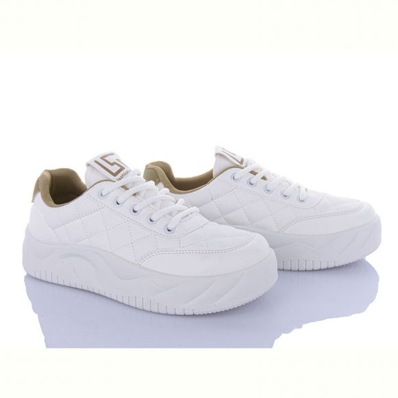 Кроссовки Violeta 149-55 white-khaki