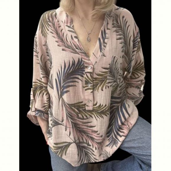 Рубашка Elena&Vika 26023 beige