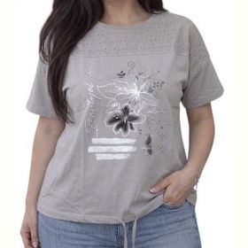 Футболка LeVisha 26016 grey