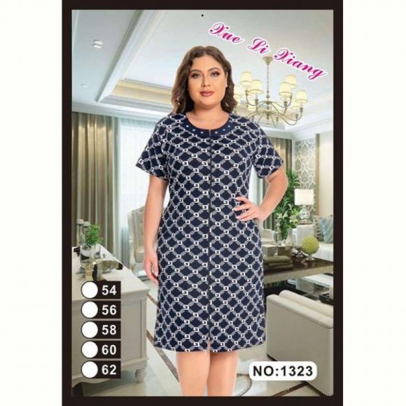 Халат Anion 1323 navy-white