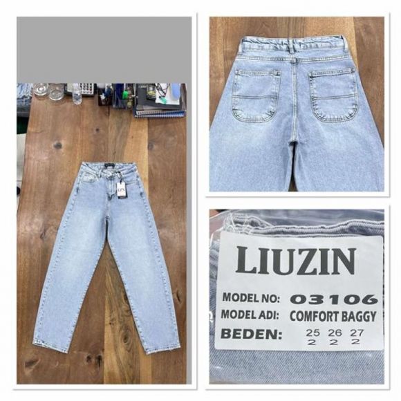 Джинсы Maxim Jeans 03106 l.blue