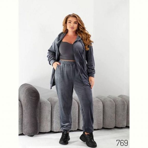 Костюм спорт Romeo life 769 d.grey