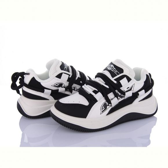 Кроссовки Violeta 136-28 white-black Кроссовки Violeta 136-28 white-black