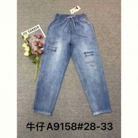 Джинсы Immei A9158 l.blue