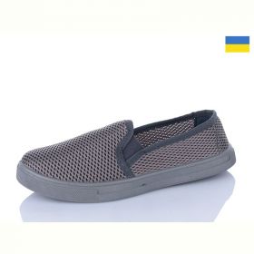 Слипоны RGP Мокасини сірий