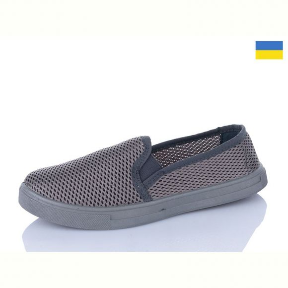 Слипоны RGP Мокасини сірий