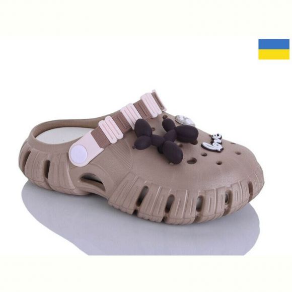 Кроксы Demur 6012 мокко-крем