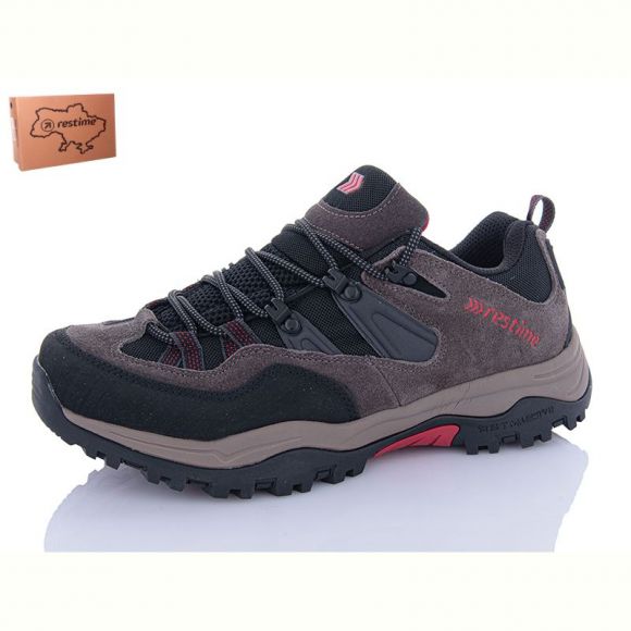 Кроссовки Restime OMO24506 brown-bordeaux