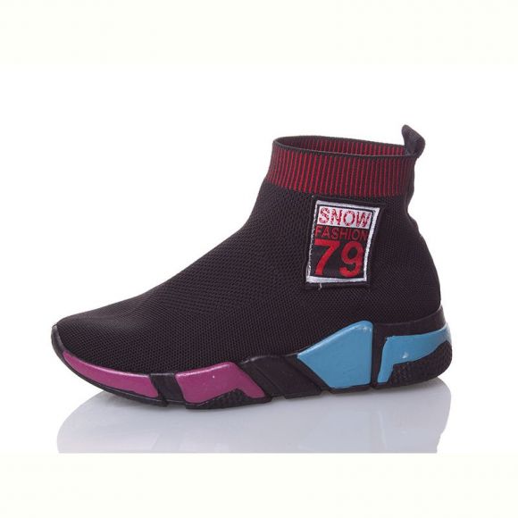Кроссовки Башили S02 black-red Кроссовки Башили S02 black-red