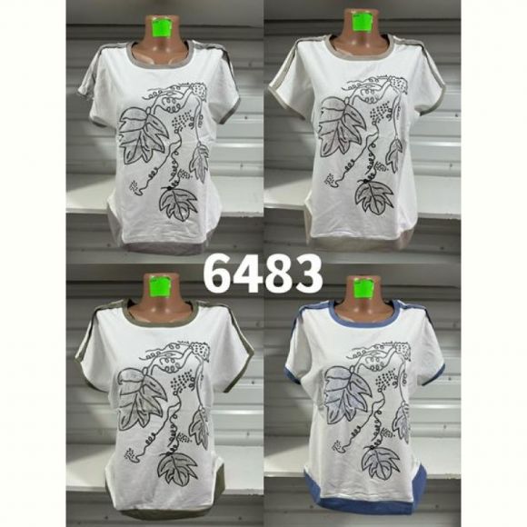 Футболка Gertie 6483 white-grey Футболка Gertie 6483 white-grey