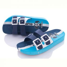 Шлепанцы Gezer 11379 blue-khaki Шлепанцы Gezer 11379 blue-khaki