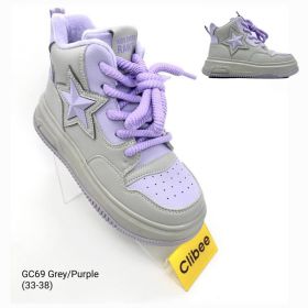 Ботинки Clibee FMA-GC69 Grey-Purple