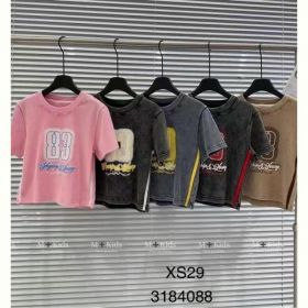 Футболка Delfinka XS29 grey-yellow