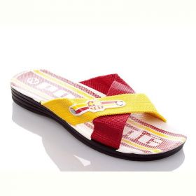Шлепанцы Malibu MBars yellow-red Шлепанцы Malibu MBars yellow-red