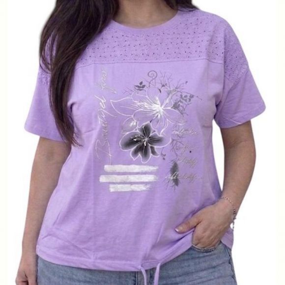 Футболка LeVisha 26016 lilac Футболка LeVisha 26016 lilac