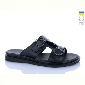 Шлепанцы Sali 112 чорний к чор-п.