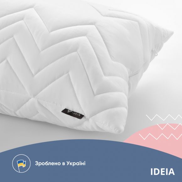 Подушка 40х60 см NORDIC COMFORT+ IDEIA антиаллергенная чехол с молнией холлофайбер Подушка 40х60 см NORDIC COMFORT+ IDEIA антиаллергенная чехол с молнией холлофайбер
