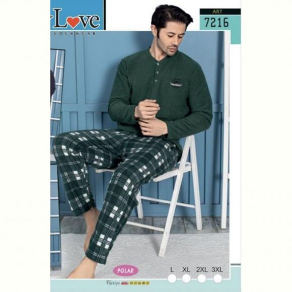 Пижама Romeo life 7215 green