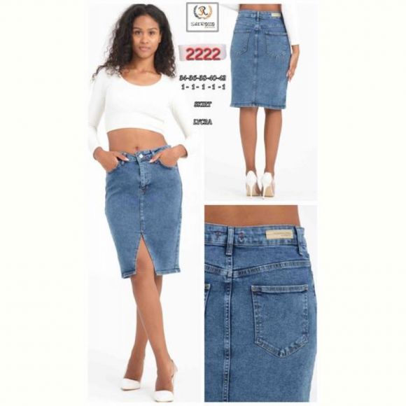 Юбка Maxim Jeans 2222 blue Юбка Maxim Jeans 2222 blue