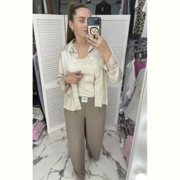 Рубашка Karon 622 beige