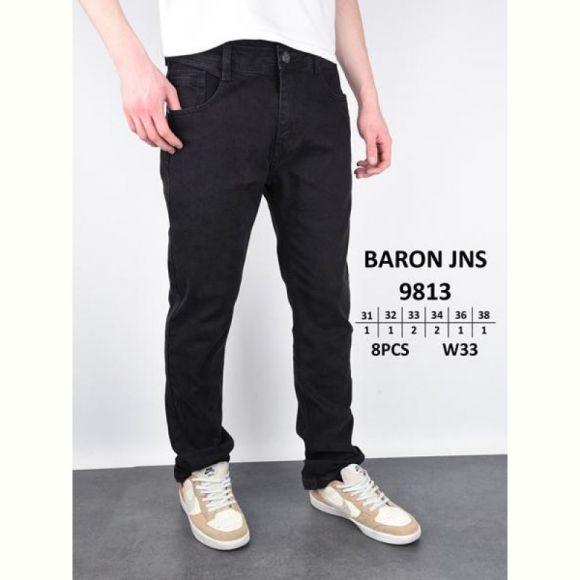 Джинсы Baron Jeans 9813 black Джинсы Baron Jeans 9813 black