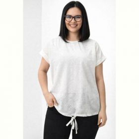 Футболка Elena&Vika 25044 white Футболка Elena&Vika 25044 white
