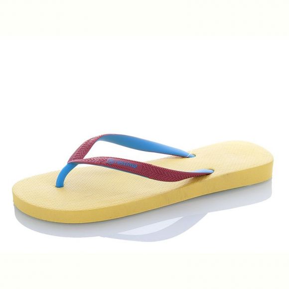 Шлепанцы Restime MWL20001 yellow-red