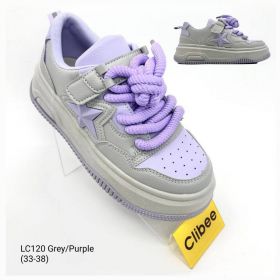 Кроссовки Clibee Apa-LC120 grey-purple