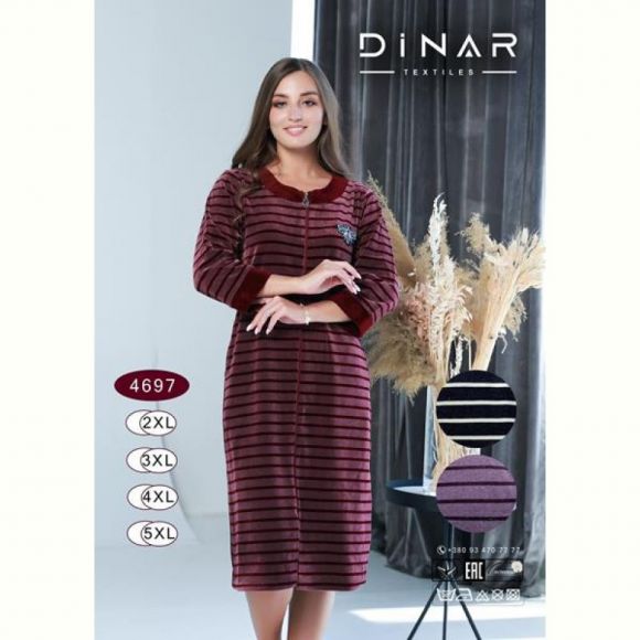 Халат Annet DO-D4697 wine Халат Annet DO-D4697 wine