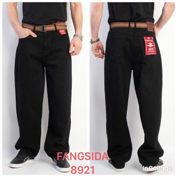 Джинсы Fangsida 8921 black