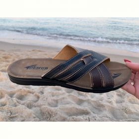 Шлепанцы Malibu MKN6836 black-brown